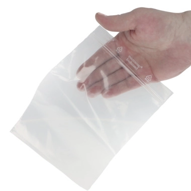 ZCENTER - 120 sacchetti di plastica con manici, resistenti, riutilizzabili,  dimensioni 30 x 40 cm, trasparente, 30*40 : : Commercio, Industria  e Scienza