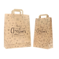 Sacchetto di carta Kraft di alta qualità con manici Sacchetti di  imballaggio regalo bianco per sacchetti di carta per gioielli per feste di  compleanno